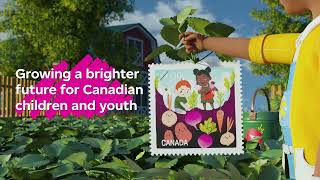 Growing a Brighter Future – The 2026 Canada Post Community Foundation Stamp