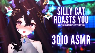 ꨄ 3DIO ASMR ꨄ Silly cat roasts you to sleep in mommy voice ꨄ [TWITCH VOD]