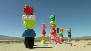 Exploring the Seven Magic Mountains in the Nevada Desert