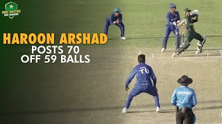 Haroon Arshad posts 70 off 59 balls | Pakistan U19 vs Afghanistan U19 | 50-Over Tri-Series Final