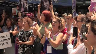 Konak’ta kadınlar şiddete ve kadın cinayetlerine ‘hayır’ dedi