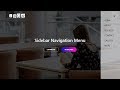 How To Make Sidebar Menu | Create Vertical Navigation Menu In HTML CSS JavaScript