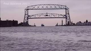 Sights and Sounds of the Duluth Harbor as the Indiana Harbor arrives.