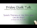 Speech Therapy at the EOL: How Can We Help?