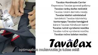 Ergonominen ja hengittävä Tavalax kantoreppu  913 FI