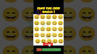Find the odd emoji || how good are your eyes | #shorts #ytshorts #emojichallenge