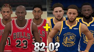 Can The 16' Warriors & 96' Bulls Combined Go 82-0? | NBA 2K20