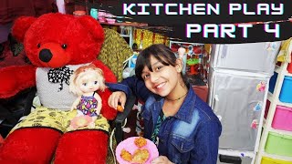 Cooking game in my new kitchen | Playing with Kitchen Set PART - 4 #Learnwithpriyanshi