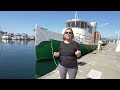 They turned a 100 yr old tugboat into a family home! Floating home tour