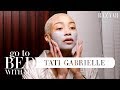 Actress Tati Gabrielle's Natural Nighttime Skincare Routine | Go To Bed With Me | Harper's BAZAAR