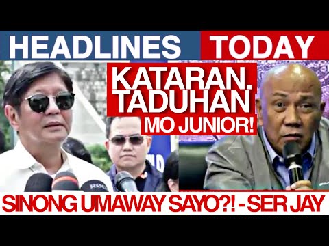 "Kanino kami MAGTATANONG Mr.President?! TATAKBO takbo ka, tapos ngayong PANGULO kana magagalit ka?!"