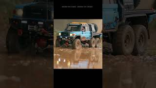 Rc Crawler 6x6 TOYOTA LC79 off road mud #rccrawler #rcmud #shorts