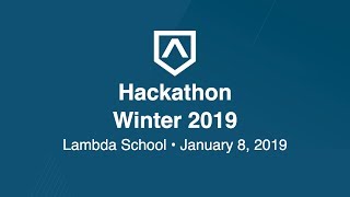 Lambda Hackathon Winter 2019
