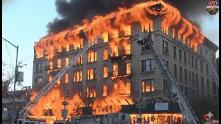 Top 10 Terrifying Fires And Heroic Firefighter Rescues | Firefighter Helmet Cam POV