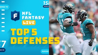 Top 5 Defenses You Need to Roster NOW | NFL Fantasy Live