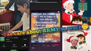 Taehyung's white Christmas is released it's dedicated to his beloved yeontan (all letest updates)