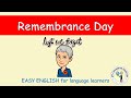 Remembrance Day | Easy English for language learners