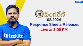 Singareni 02/2024 Response Sheets Released #singareni #sccl