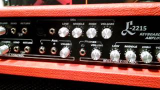 Leslie L2215 Keyboard Amp at Summer NAMM 2014