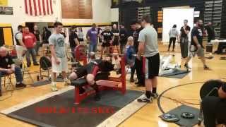 First Powerlifting Meet, APF, 220 class, in Sycamore, IL 22-Mar 2015