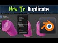 How to Duplicate Objects in Blender 5