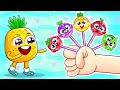 Finger Family Song with Lollipop 🍬 Fun Kids Songs by YUM YUM - Funny Kids Songs