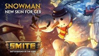 SMITE - New Skin for Geb - Snowman