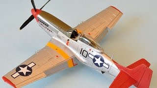 Airfix NA P51 D Mustang Time-lapse Build  - 1:72 Scale Kit