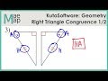 KutaSoftware: Geometry- Right Triangle Congruence Part 1