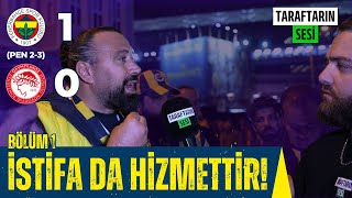 Çanakkale'yi savunur gibi seni savunduk! | Fenerbahçe 1-0 Olympiakos | Maç Sonu Taraftarın Sesi