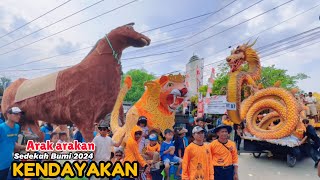 FULL vidio arak arakan SEDEKAH BUMI 2024 ! Desa KENDAYAKAN TERISI