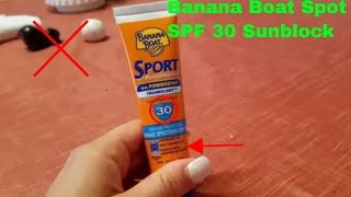 ✅  How To Use Banana Boat Sport SPF 30 Sunblock Review