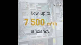 📢 Compact AHU with heat pump - now, up to 7 500 m3/h efficiency 📢