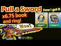 How to get a BOOK and a RING x6.75 in Pull a Sword