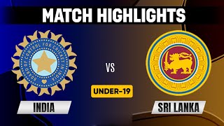 INDW U19 vs SLW U19 ICC T20 World Cup Cricket Match Full Highlights | Cricket 22 Gameplay