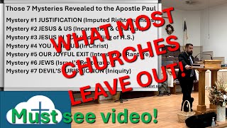 Those 7 Mysteries Revealed to the Apostle Paul