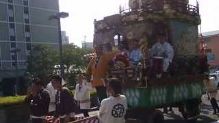 平成２７年　成田祇園祭　中之町の山車　成田市役所を訪問　２０１５．７．１０　Narita Gion Festival