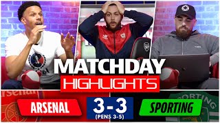 Arsenal Knocked Out Of Europa League! | Arsenal 3-3 Sporting CP (3-5 Pens) | Match Day Highlights