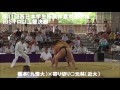 第41回西日本学生相撲個人体重別選手権大会・決勝戦