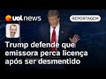 Trump defende que emissora perca licença após ser desmentido no debate | Jamil Chade