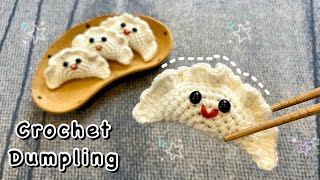 How To Crochet Dumplings Tutorial | Crochet Amigurumi Dumpling DIY