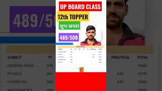 Up Board class 12th topper शुभ छपरा 🥰🥰 |#shorts #shortsfeed #upboard #result #topper
