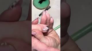 Pt 2! Watch me work nail art edition🖤 #nails #nailartists #nailtechlife