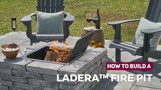 How to Build a Square Fire Pit with Ladera Wall Blocks