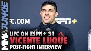 Vicente Luque calls out Nate Diaz: ‘I’m the guy’ | UFC on ESPN+ 31 post-fight interview