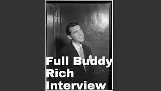 Full Buddy Rich Interview 08/28/1986