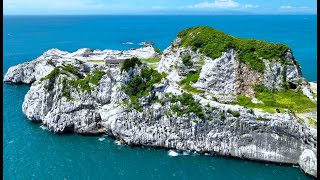 飛んだ気になれるin白亜の岬【日本のエーゲ海 白崎海岸】