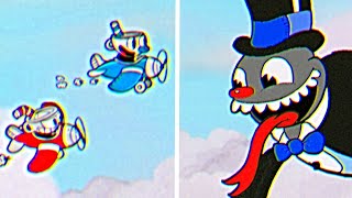 Cuphead - Unused The Flying Gentleman Boss (The Giant Spider Fight)