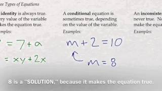 Three Equation Categories (CA3a)