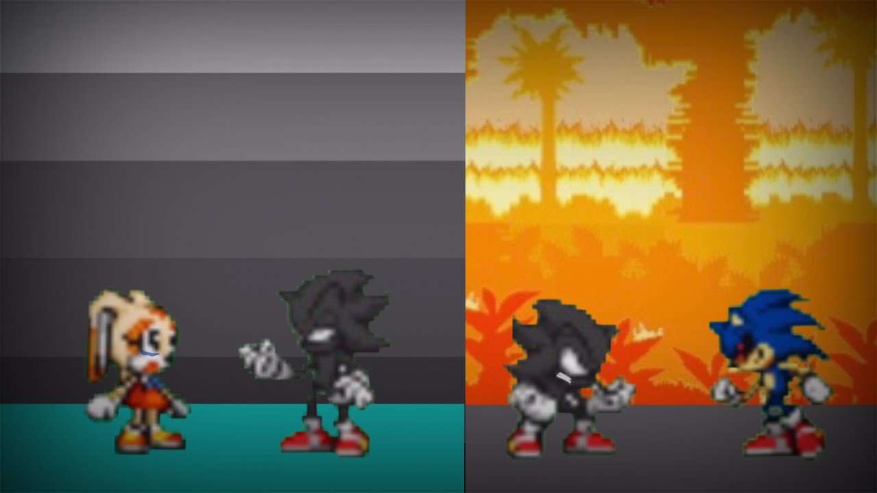 Dark Sonic Vs Sonic Exe Vbholf
